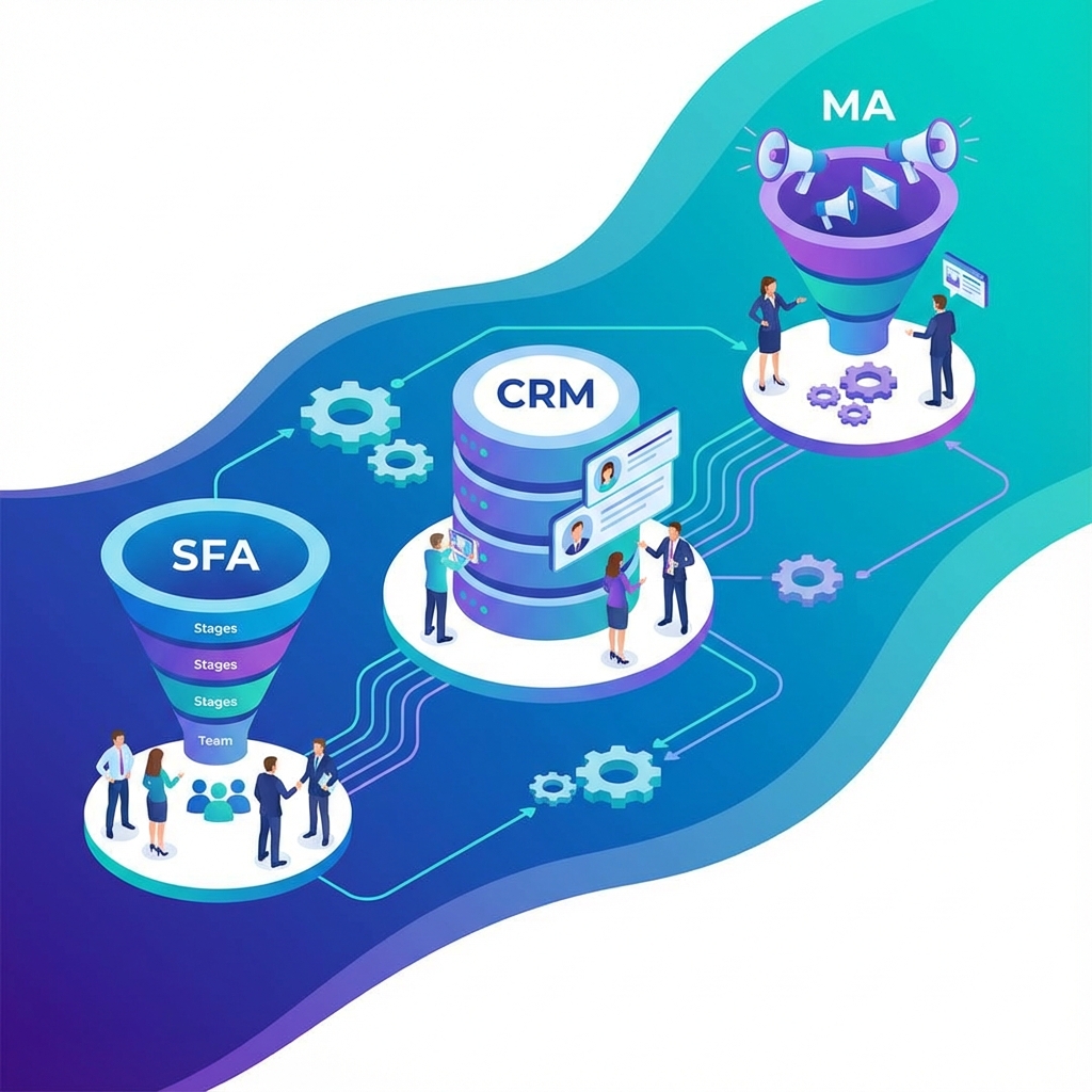 CRMとは？SFA/MAとの違いと導入すべき会社の条件